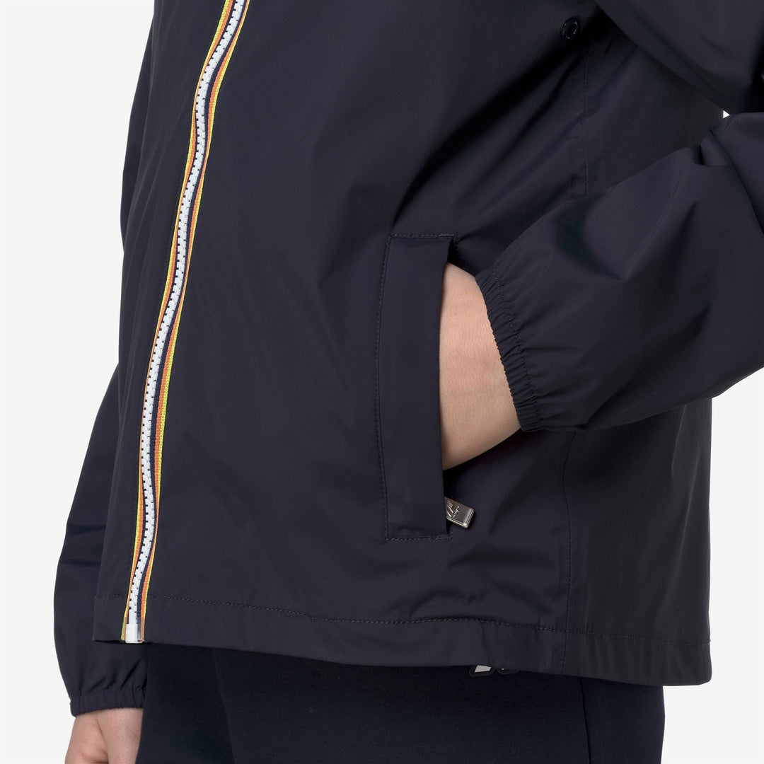 P. JACK STRETCH NYLON JERSEY - Jackets - Short - BOY - BLUE DEPTH