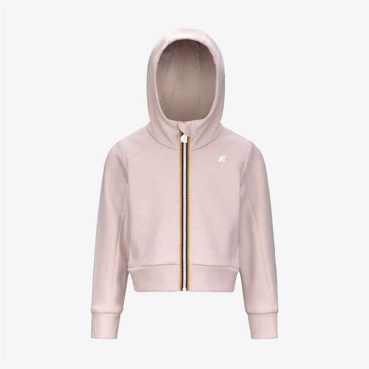 P. DIVINE LIGHT SPACER - Fleece - Hoodie Full Zip - GIRL - Rose Hushed
