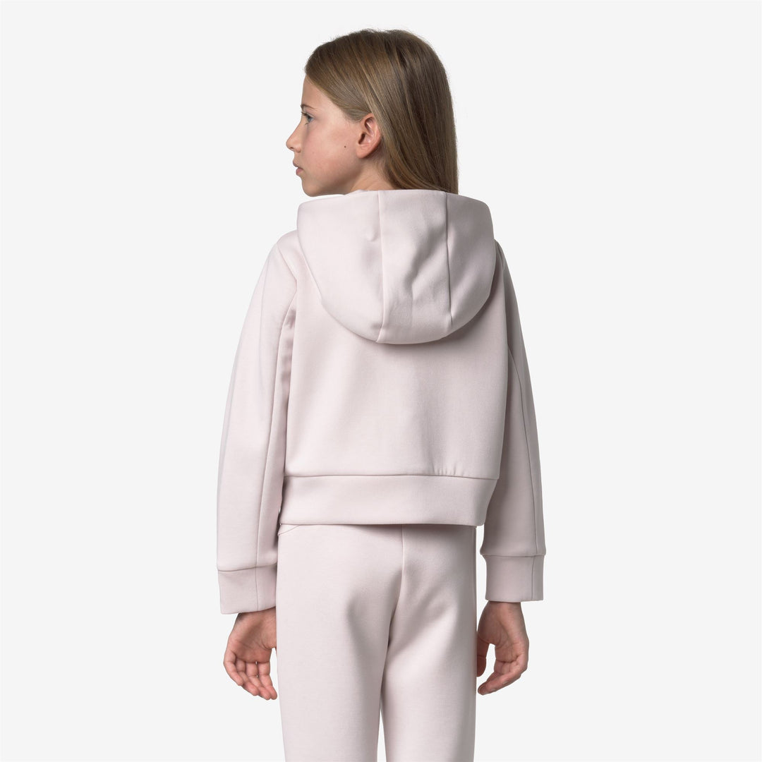 P. DIVINE LIGHT SPACER - Fleece - Hoodie Full Zip - GIRL - Rose Hushed