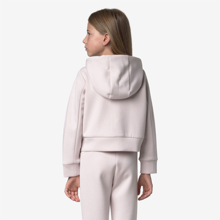 P. DIVINE LIGHT SPACER - Fleece - Hoodie Full Zip - GIRL - Rose Hushed