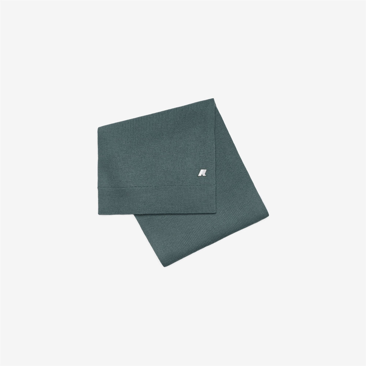 Scarves_Unisex_ETIENNE CARDIGAN STITCH WOOL_Scarf_Green Balsam - Commercial 1