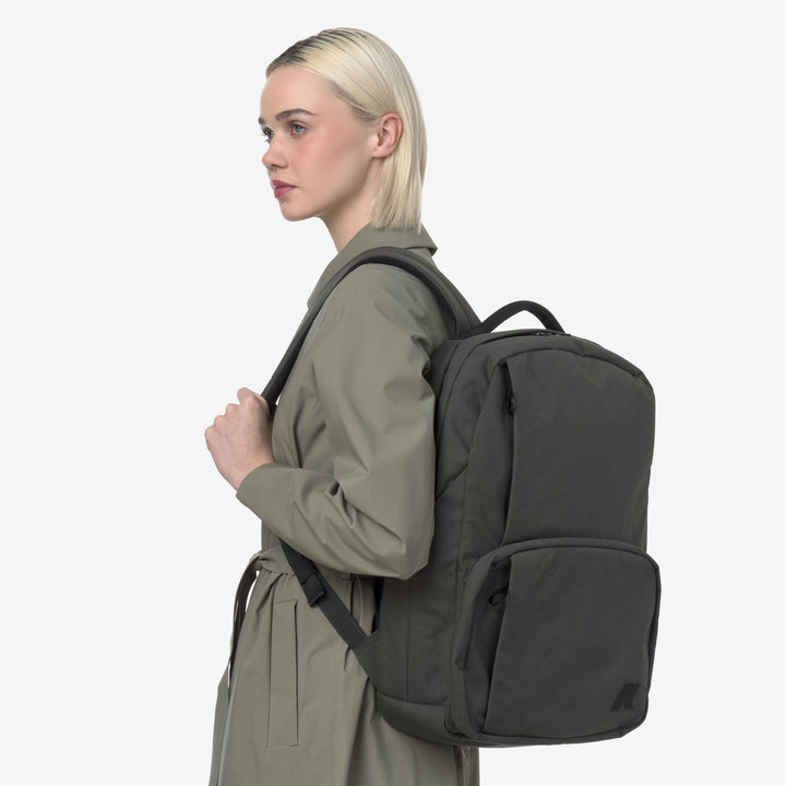 ENOA - Bags - Backpack - UNISEX - GREEN BLACKISH