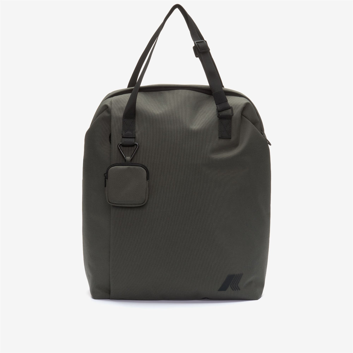 Bags_UNISEX_NAHEL_Shopping Bag_GREEN BLACKISH - Commercial 1