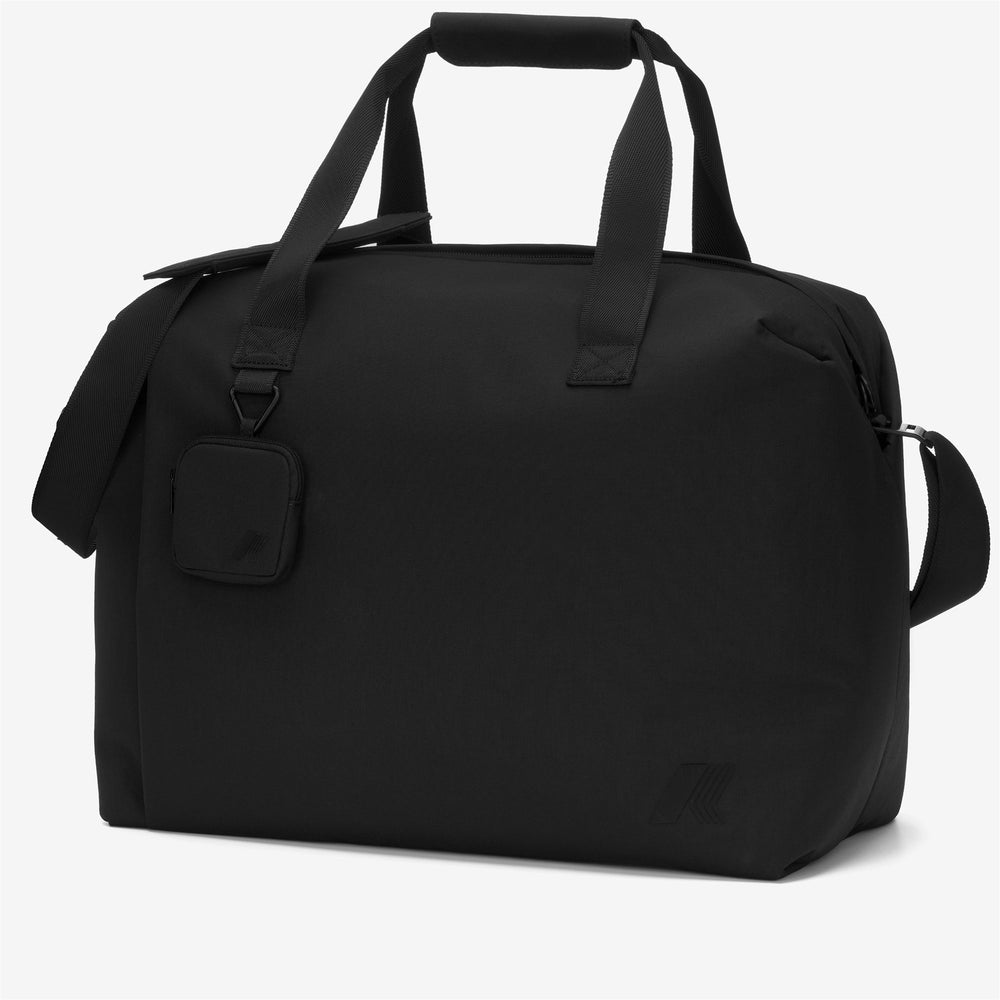 Bags_UNISEX_SIRIUS_Duffle_Black Pure - DressedFront