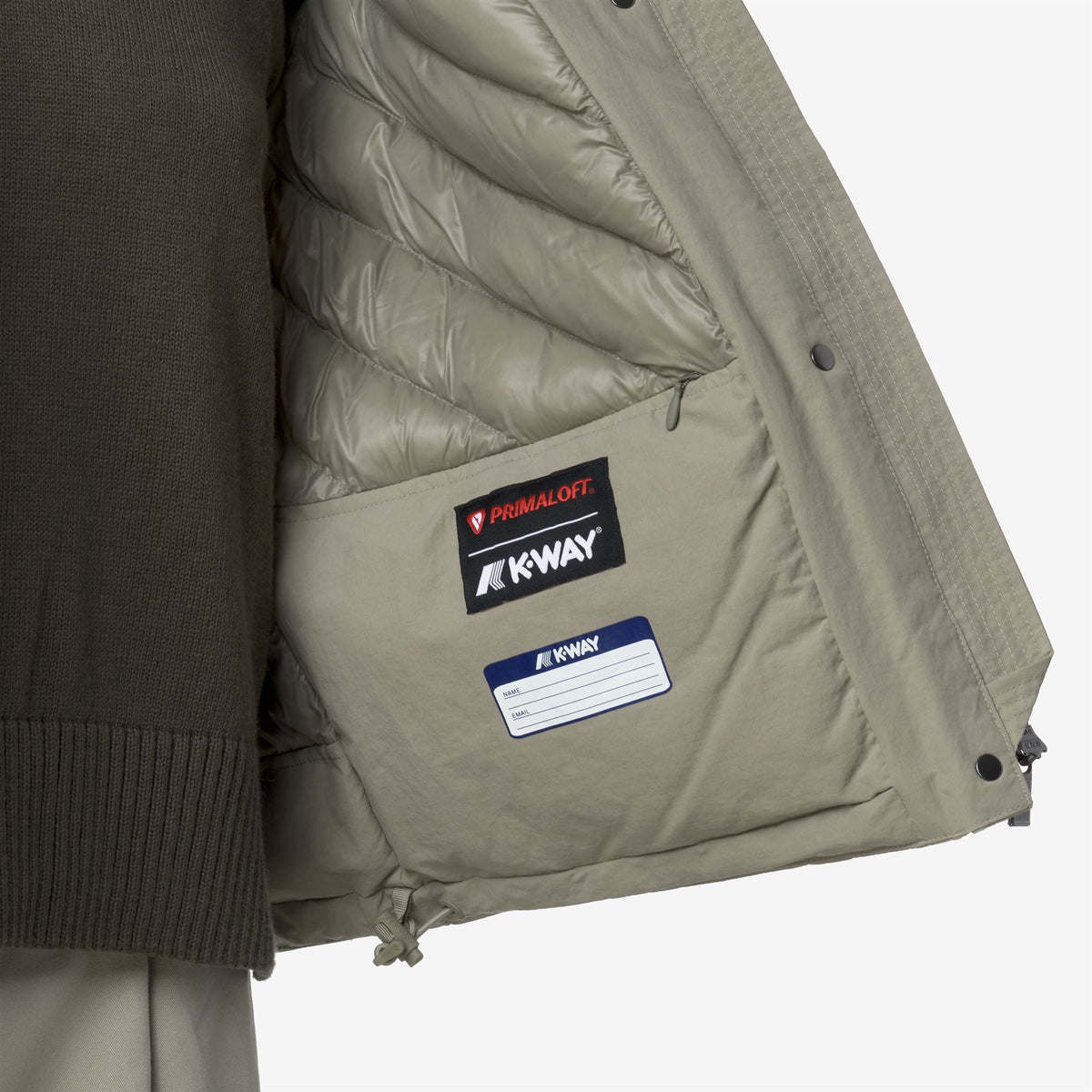 Jackets_WOMAN_KALI WARM COTTON NYLON_Short_Green Oak - Commercial 7