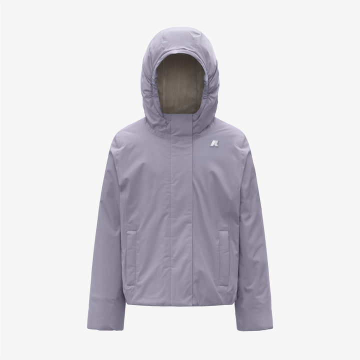 P. LILY SOFT TOUCH MARMOTTA - Jackets - Short - GIRL - Violet Lavender-Grey Goat