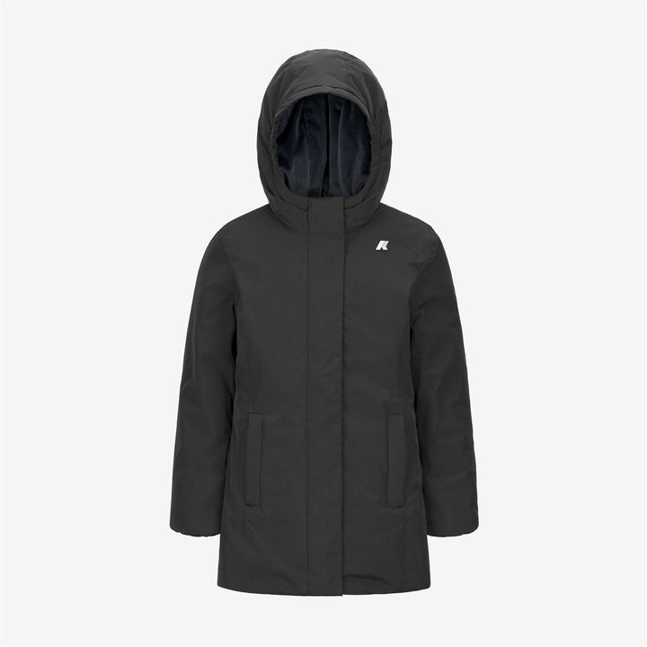 P. DENISE SOFT TOUCH MARMOTTA - Jackets - Mid - GIRL - BLACK P-BLUE A