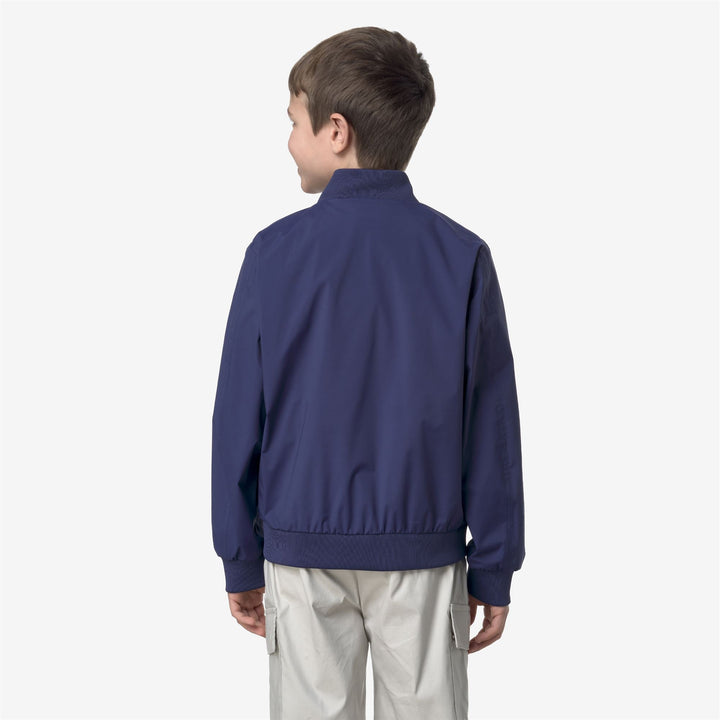 P. AORELIAN STRETCH  NYLON JERSEY - Jackets - Mid - KID UNISEX - BLUE DEEP COBALT