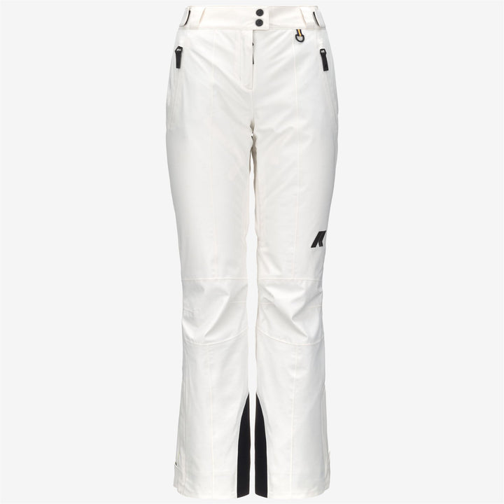 BONNEVAL MICROTWILL 2L - Pants - Sport Trousers - WOMAN - White Gardenia