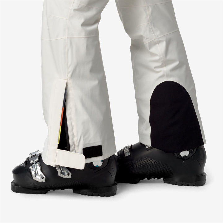 BONNEVAL MICROTWILL 2L - Pants - Sport Trousers - WOMAN - White Gardenia