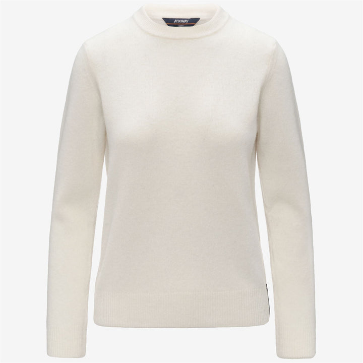 CLARISSE WOOL STRETCH - Knitwear - Pull  Over - WOMAN - White Gardenia