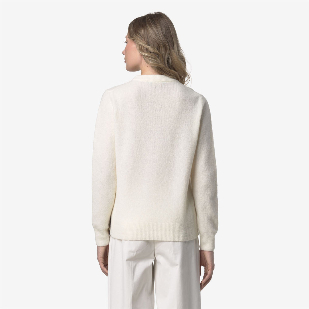 CLARISSE WOOL STRETCH - Knitwear - Pull  Over - WOMAN - White Gardenia