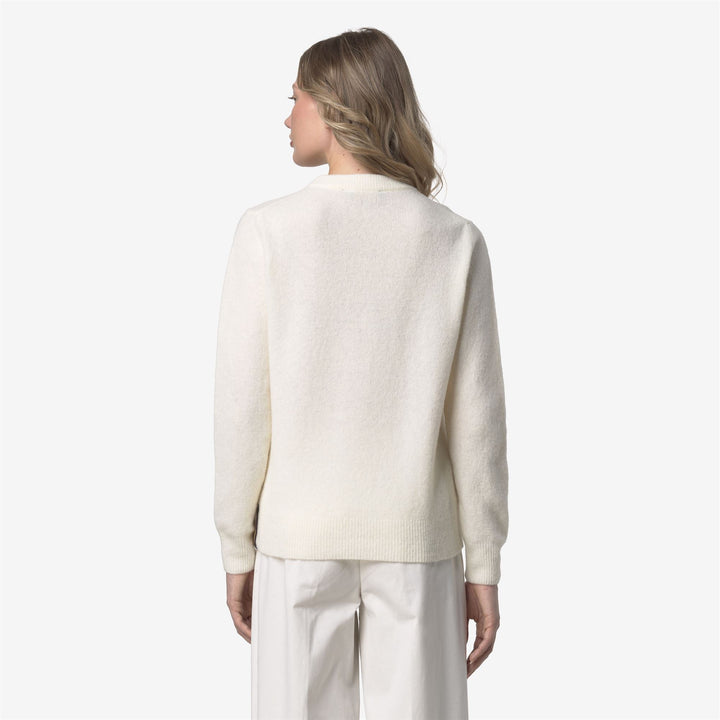 CLARISSE WOOL STRETCH - Knitwear - Pull  Over - WOMAN - White Gardenia