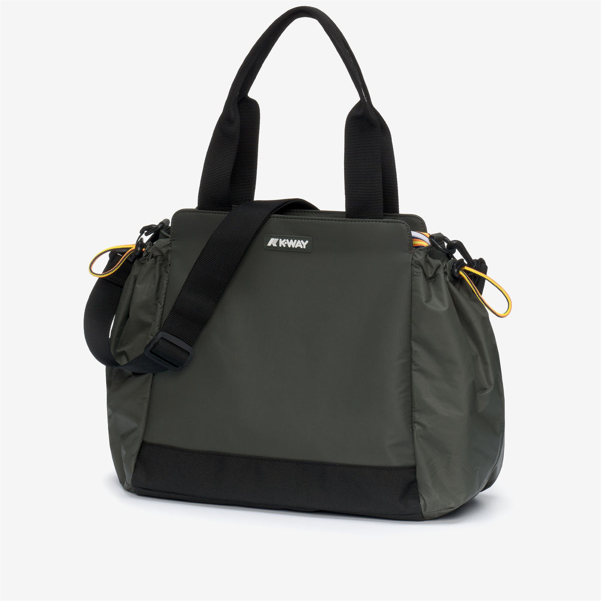 Bags_Woman_AISY_Tote Bag_GREEN BLACKISH - Commercial 1