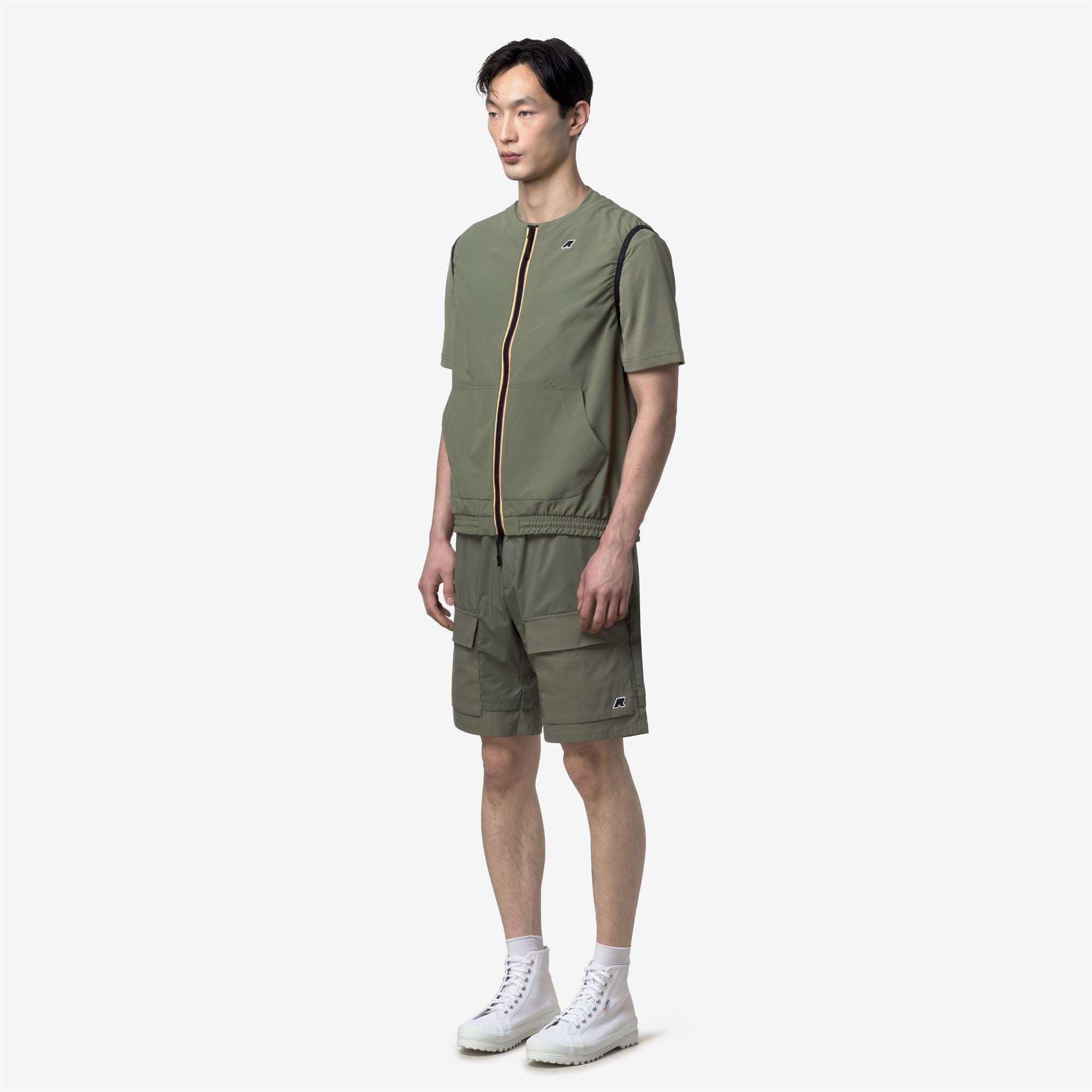 Fleece_Man_SISEL_Jumper_Green Lichen - Commercial 5
