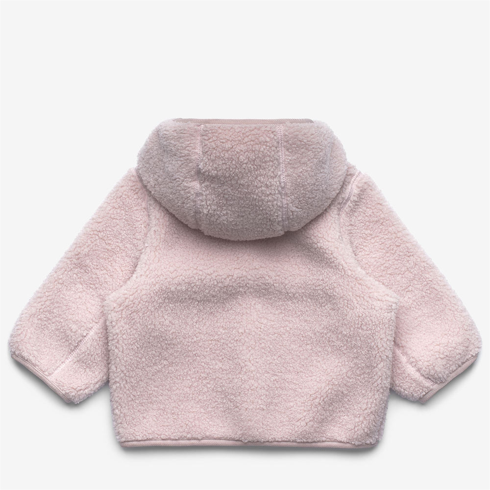 Fleece_KID UNISEX_E. JANNE POLAR_Hoodie Full Zip_Rose Hushed - Rose Hushed - Rose Hushed - DressedFront