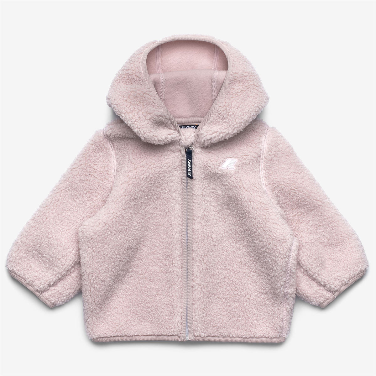 Fleece_KID UNISEX_E. JANNE POLAR_Hoodie Full Zip_Rose Hushed - Rose Hushed - Rose Hushed - Commercial 1