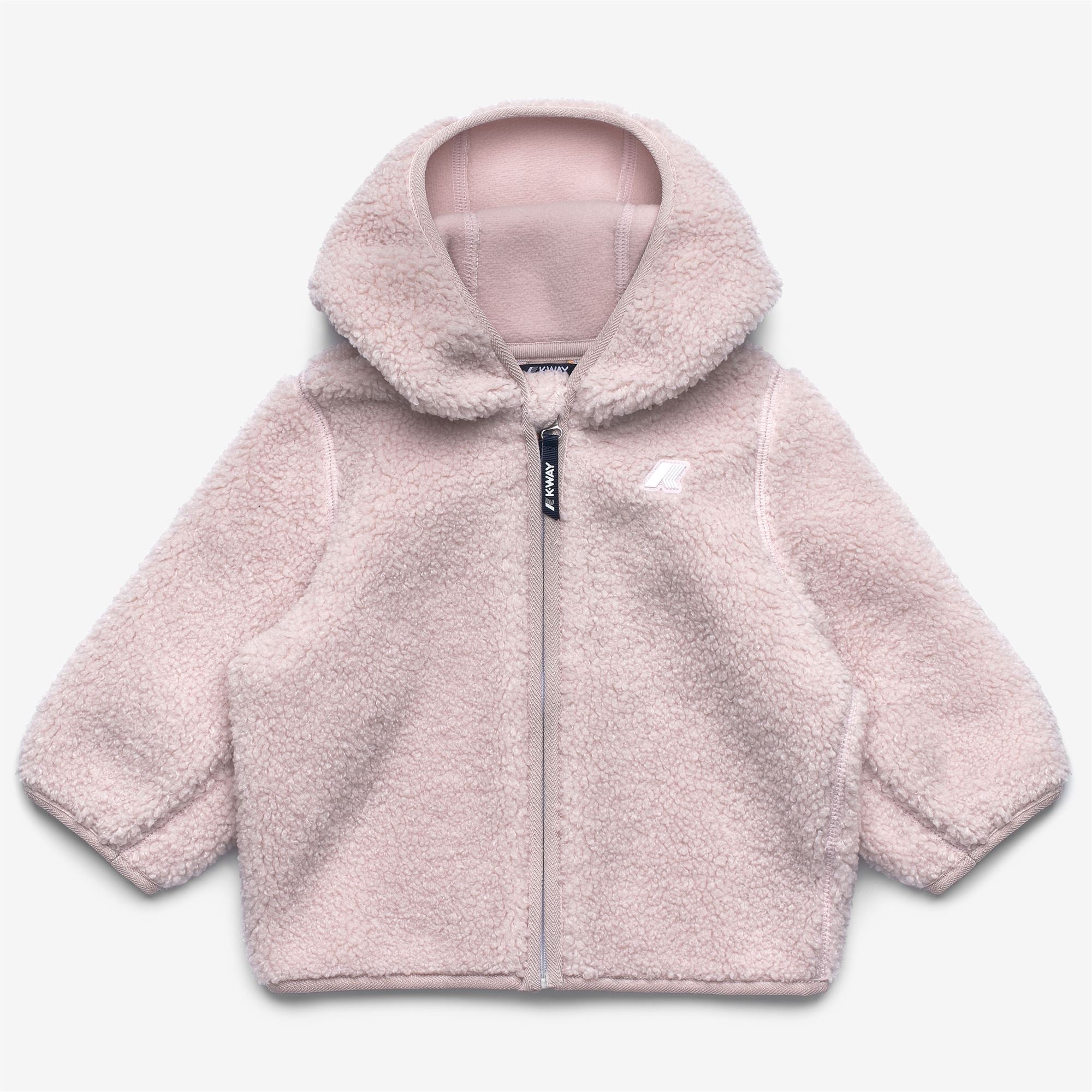 Fleece_KID UNISEX_E. JANNE POLAR_Hoodie Full Zip_Rose Hushed - Rose Hushed - Rose Hushed - Commercial 1