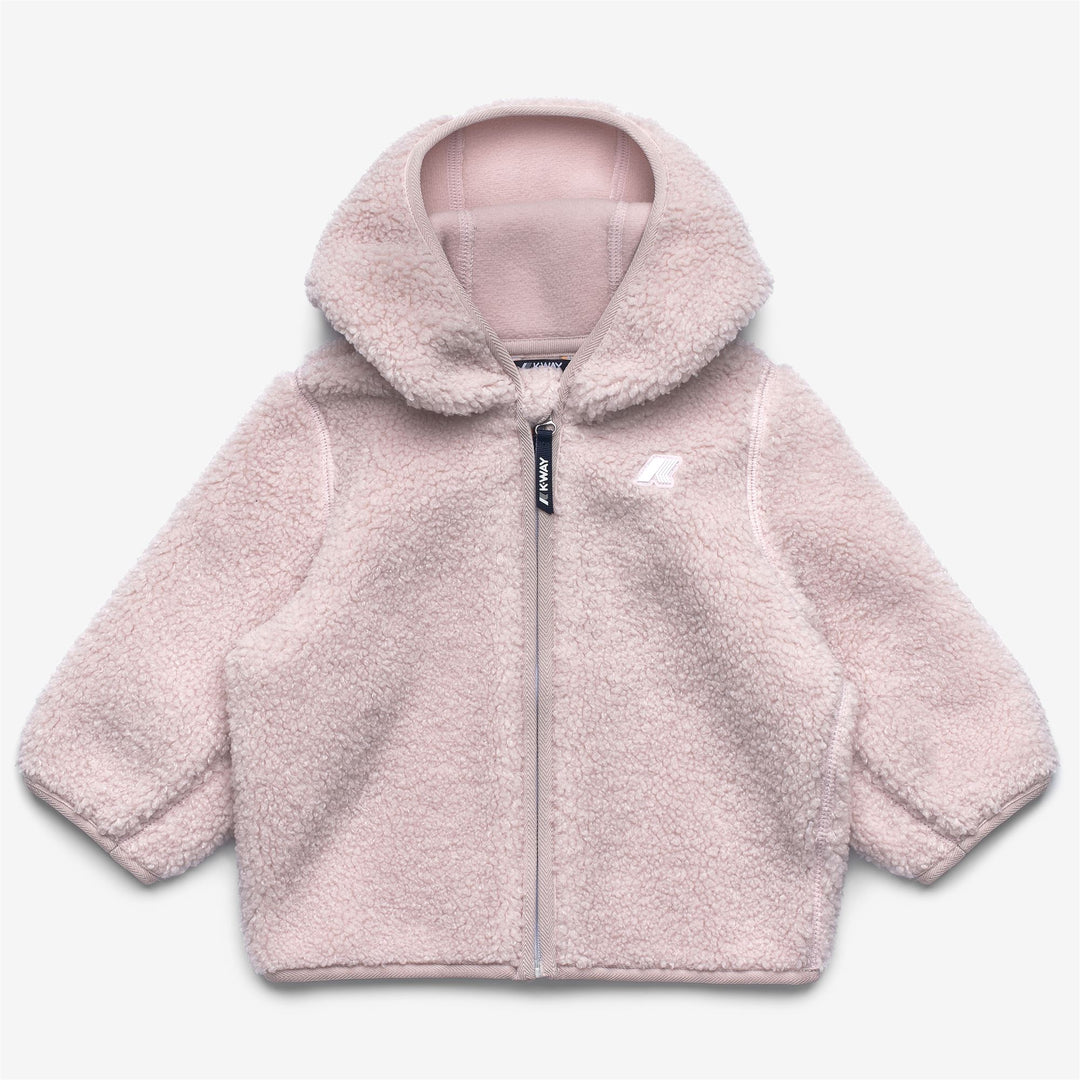 Fleece_KID UNISEX_E. JANNE POLAR_Hoodie Full Zip_Rose Hushed - Rose Hushed - Rose Hushed - Photo