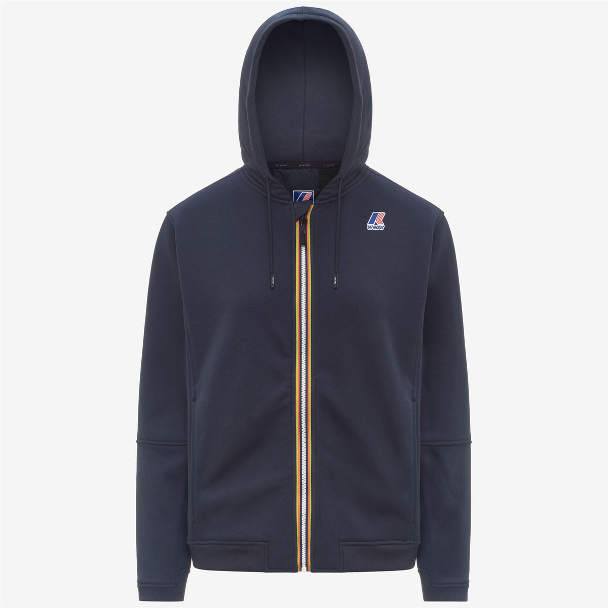 Fleece_UNISEX_PROSPER BRUSHED PC_Hoodie Full Zip_Blue Depth - Commercial 1