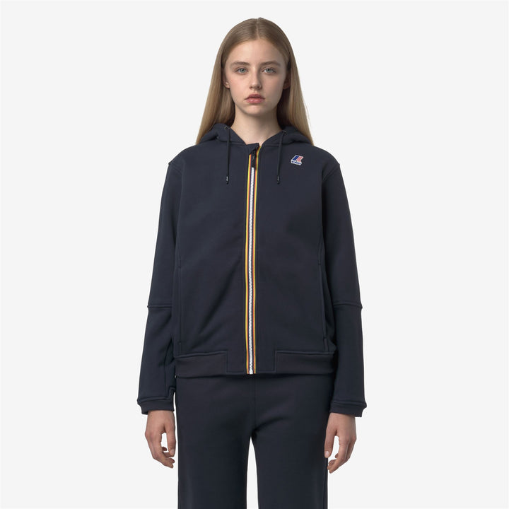 Fleece_UNISEX_PROSPER BRUSHED PC_Hoodie Full Zip_Blue Depth - DressedBack