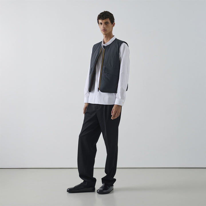 WES PADDED SOEUR - Jackets - Vest - WOMAN - Black Sand-Brown Coffee