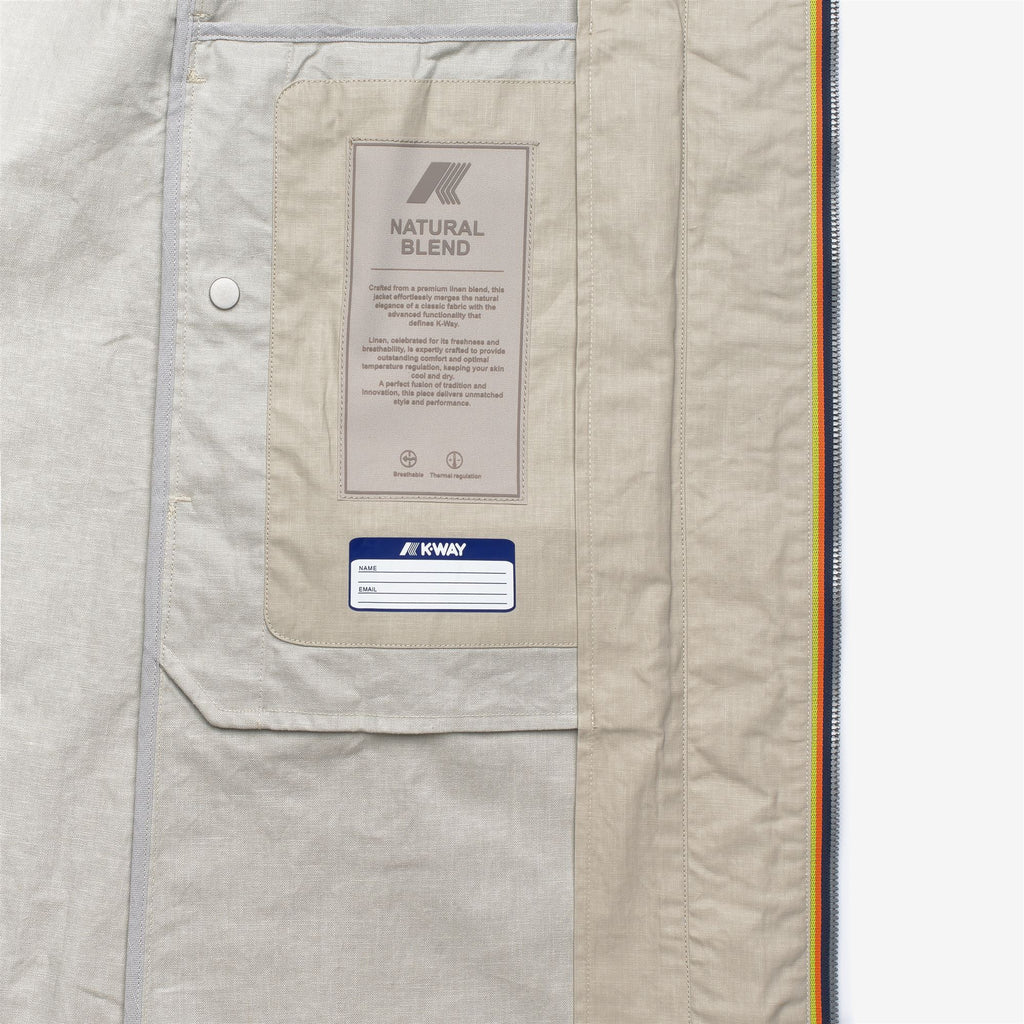 Jackets_Woman_HORIEN NATURAL BLEND_Long_BEIGE LT COMBO - BEIGE LT - Commercial 2