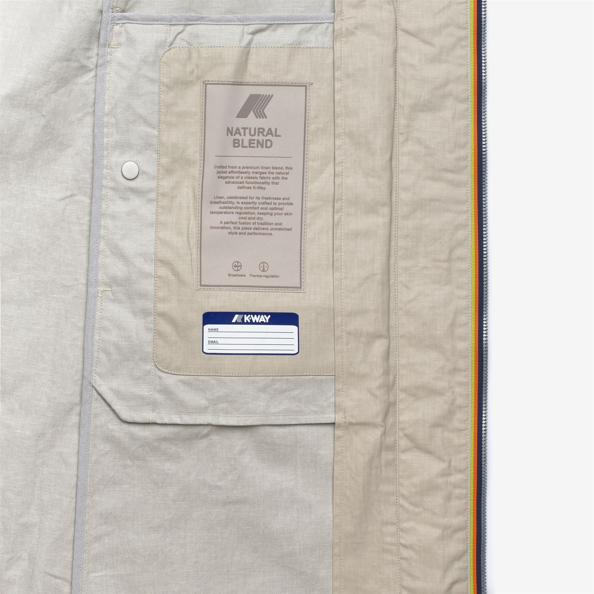 Jackets_Woman_HORIEN NATURAL BLEND_Long_BEIGE LT COMBO - BEIGE LT - Commercial 3