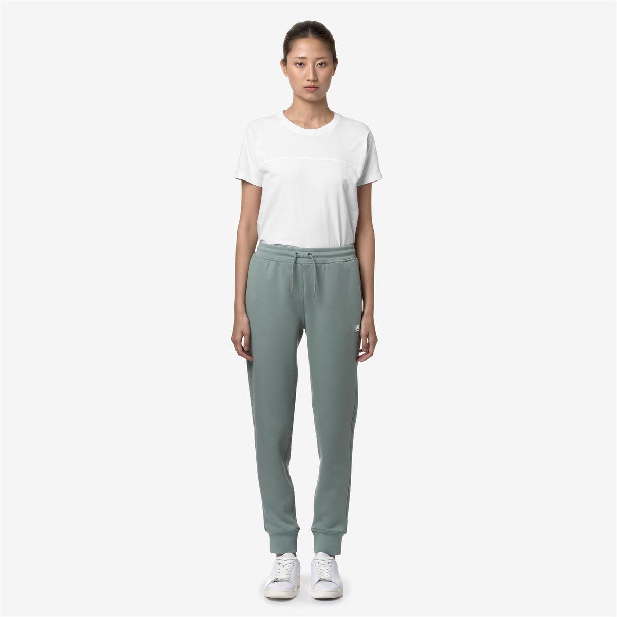 Pants_Woman_GINEVRA LIGHT SPACER_Sport Trousers_Green Mold - Commercial 4