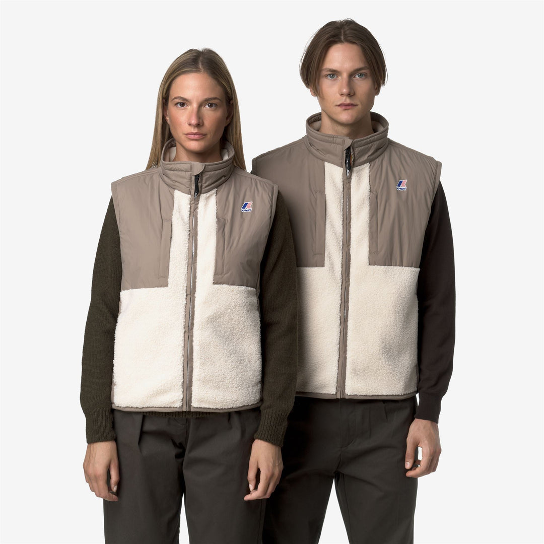 VITAL 4.0 ORSETTO - Fleece - Vest - UNISEX - Beige Taupe-Ecru