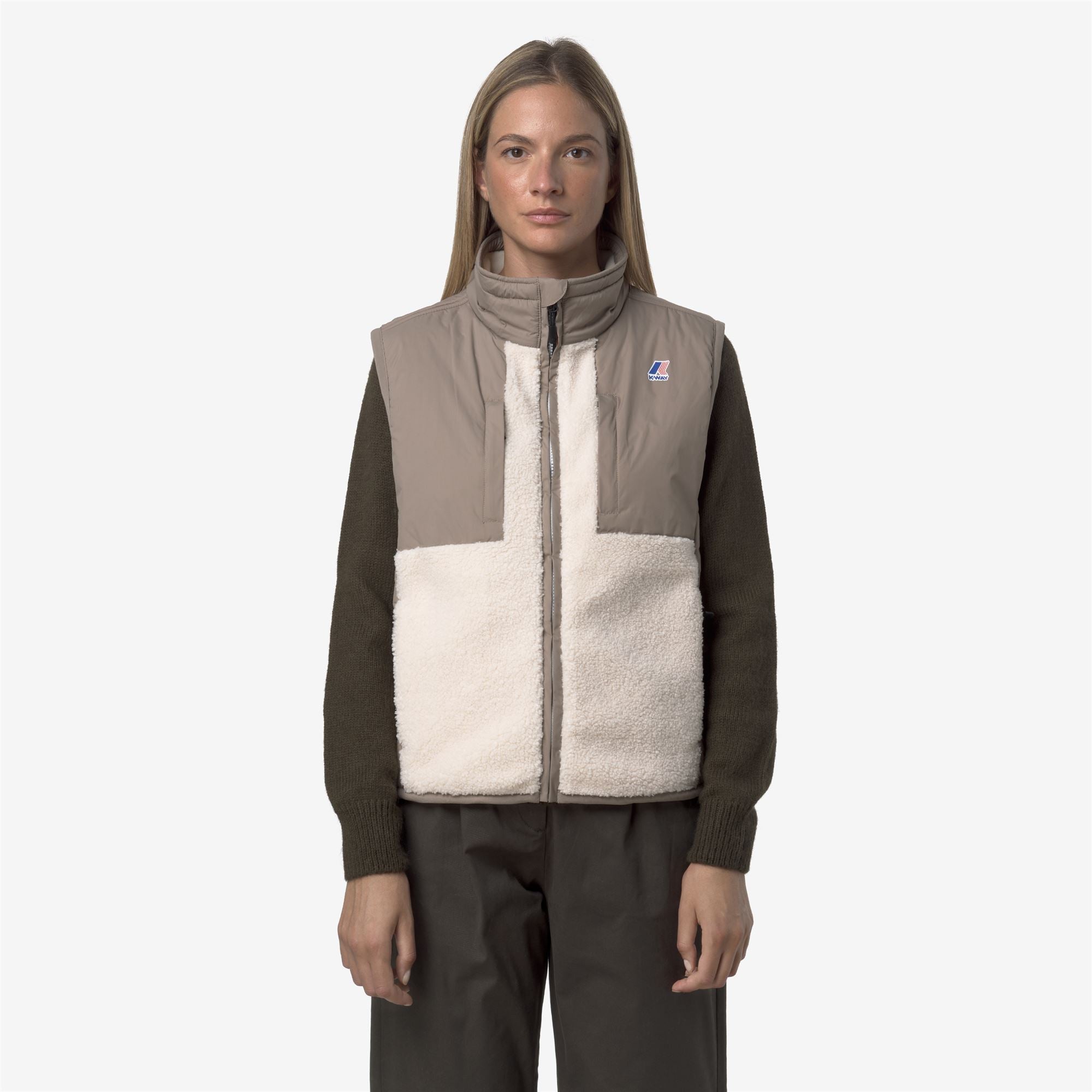Fleece_UNISEX_VITAL 4.0 ORSETTO_Vest_Beige Taupe-Ecru - Commercial 4