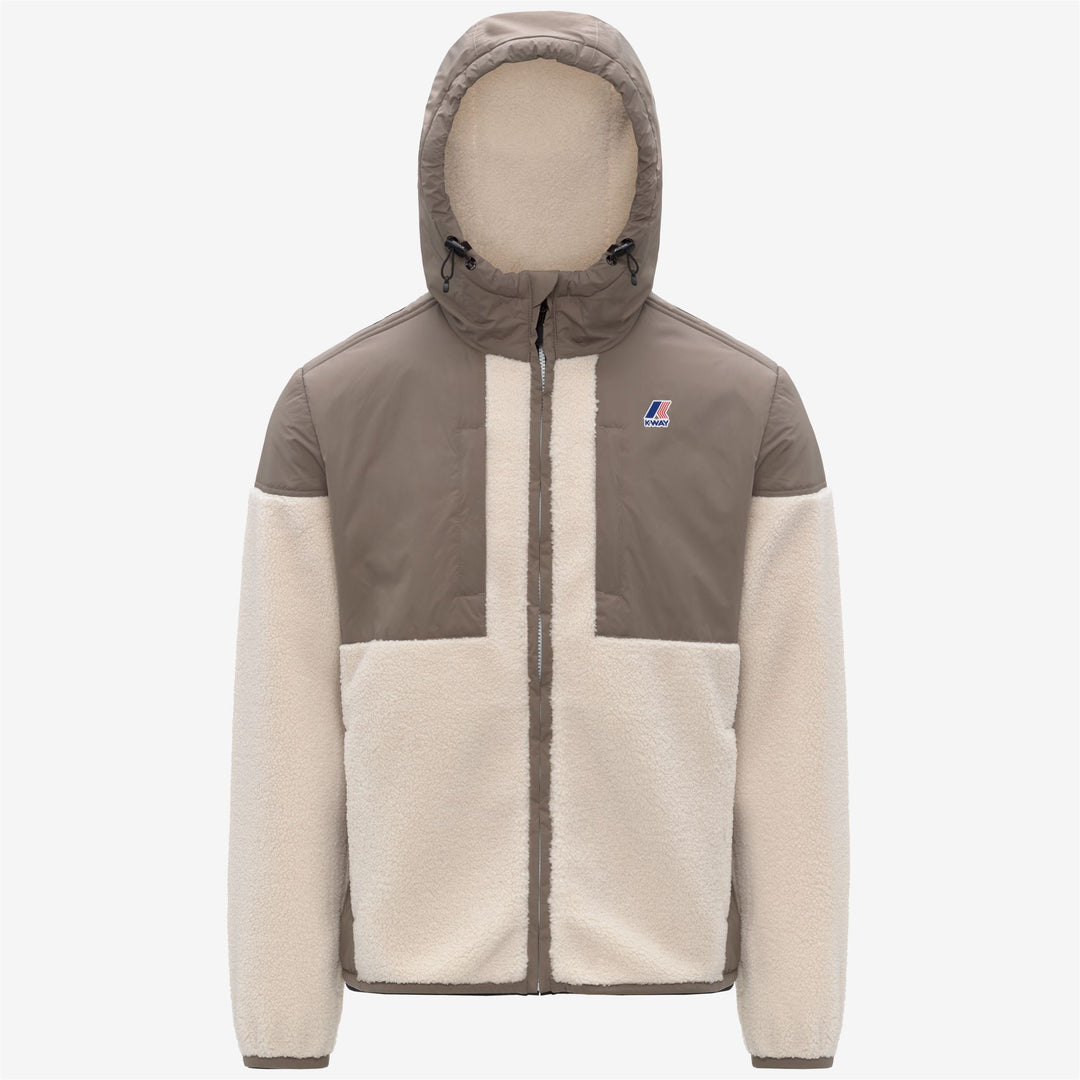 Fleece_UNISEX_SAMSON 4.0 ORSETTO_Hoodie Full Zip_Beige Taupe-Ecru - Photo