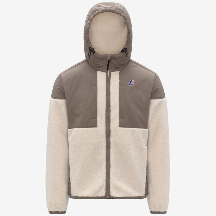 Fleece_UNISEX_SAMSON 4.0 ORSETTO_Hoodie Full Zip_Beige Taupe-Ecru - Photo