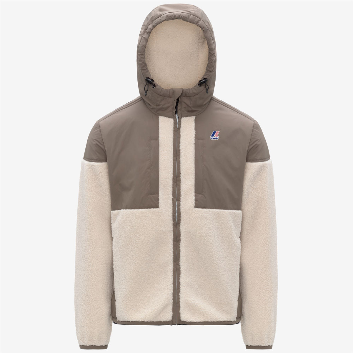 Fleece_UNISEX_SAMSON 4.0 ORSETTO_Hoodie Full Zip_Beige Taupe-Ecru - Commercial 1