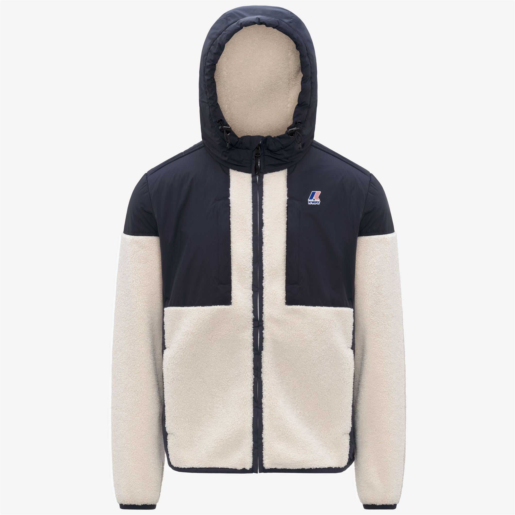 Fleece_UNISEX_SAMSON 4.0 ORSETTO_Hoodie Full Zip_Blue Depth-Ecru - Commercial 7