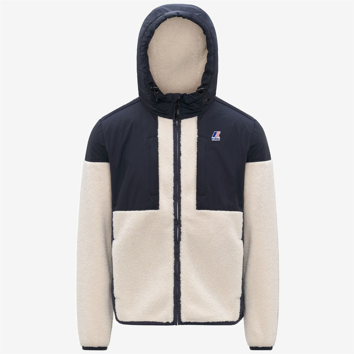 SAMSON 4.0 ORSETTO - Fleece - Hoodie Full Zip - UNISEX - Blue Depth-Ecru