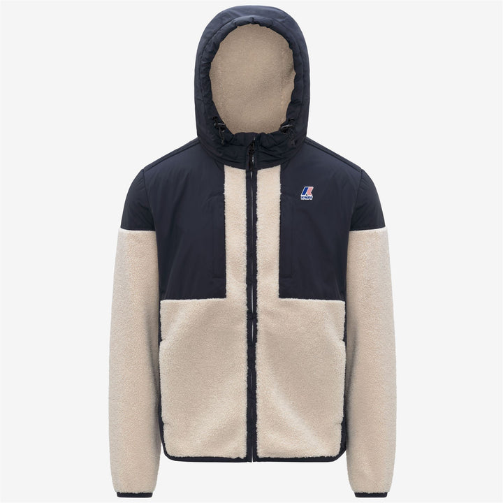 SAMSON 4.0 ORSETTO - Fleece - Hoodie Full Zip - UNISEX - Blue Depth-Ecru