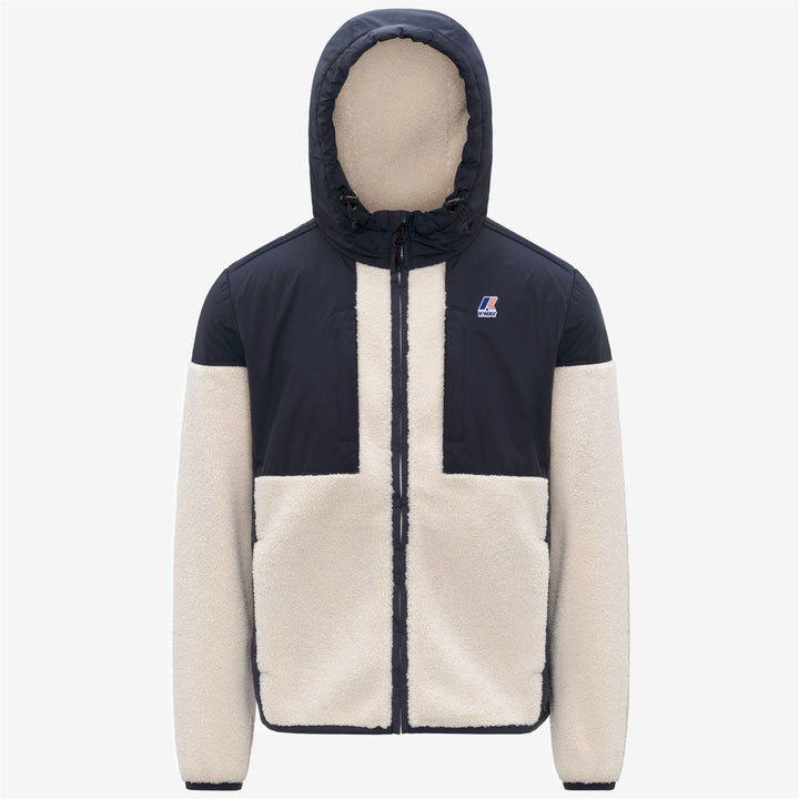 Fleece_UNISEX_SAMSON 4.0 ORSETTO_Hoodie Full Zip_Blue Depth-Ecru - Photo