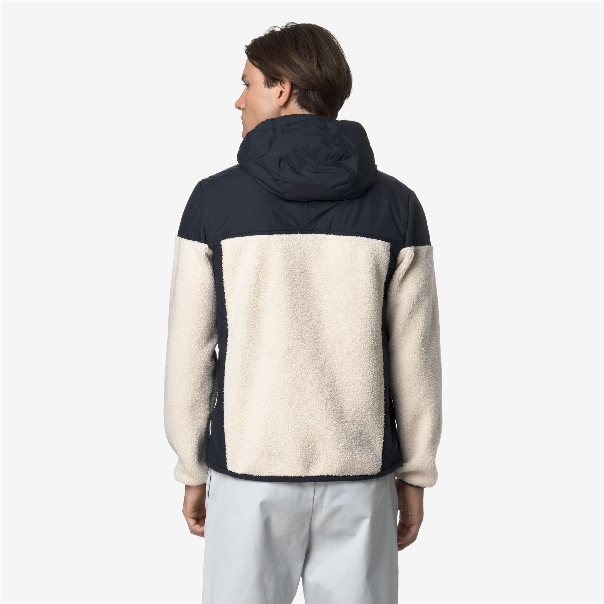Fleece_UNISEX_SAMSON 4.0 ORSETTO_Hoodie Full Zip_Blue Depth-Ecru - Commercial 5