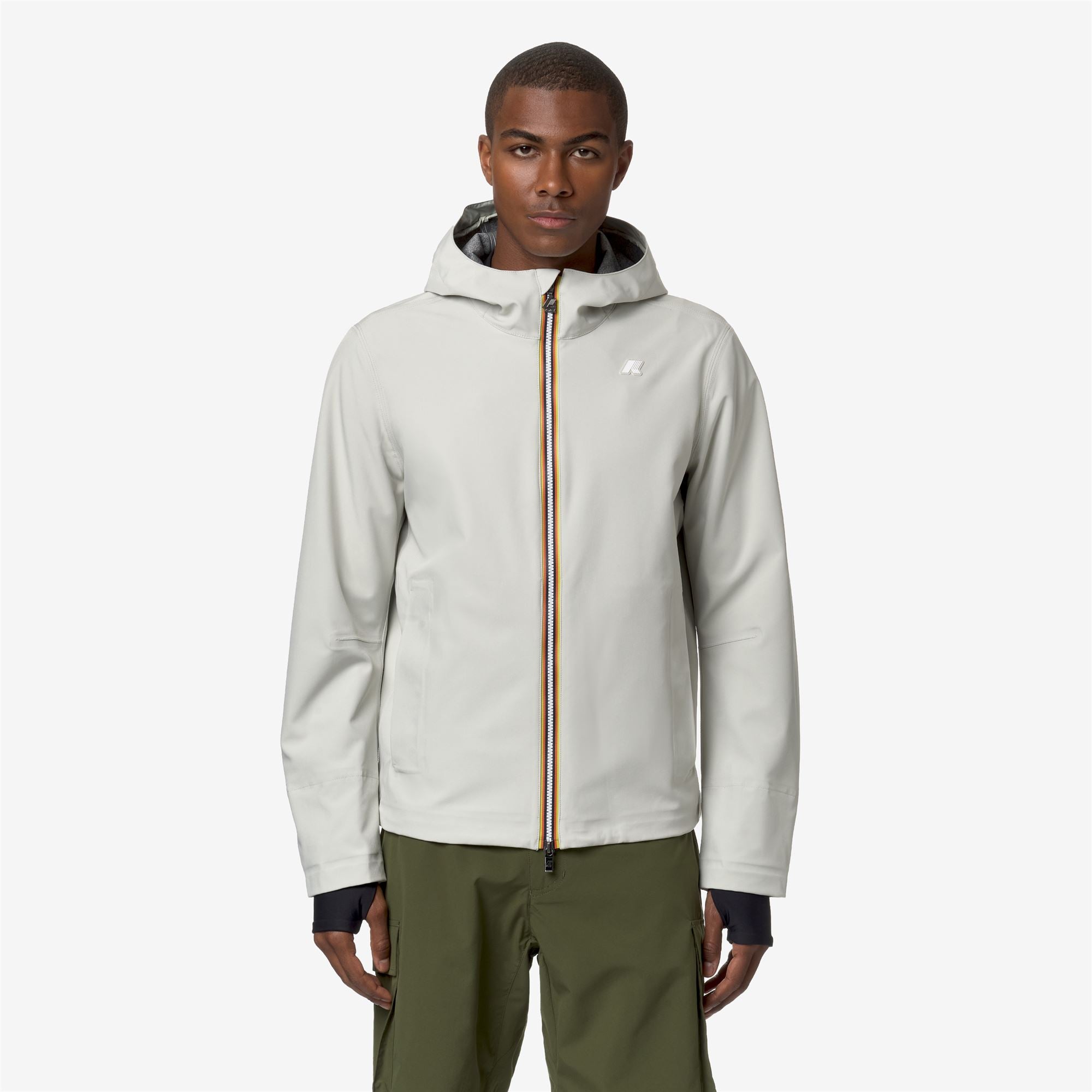Jackets_MAN_JACKO BONDED JERSEY_Short_BEIGE LT - Commercial 4