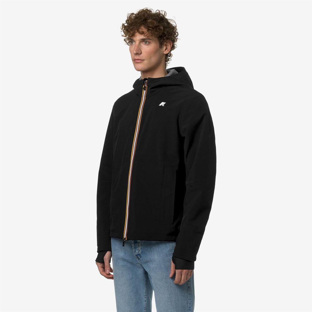 JACKO BONDED JERSEY - Jackets - Short - MAN - BLACK PURE