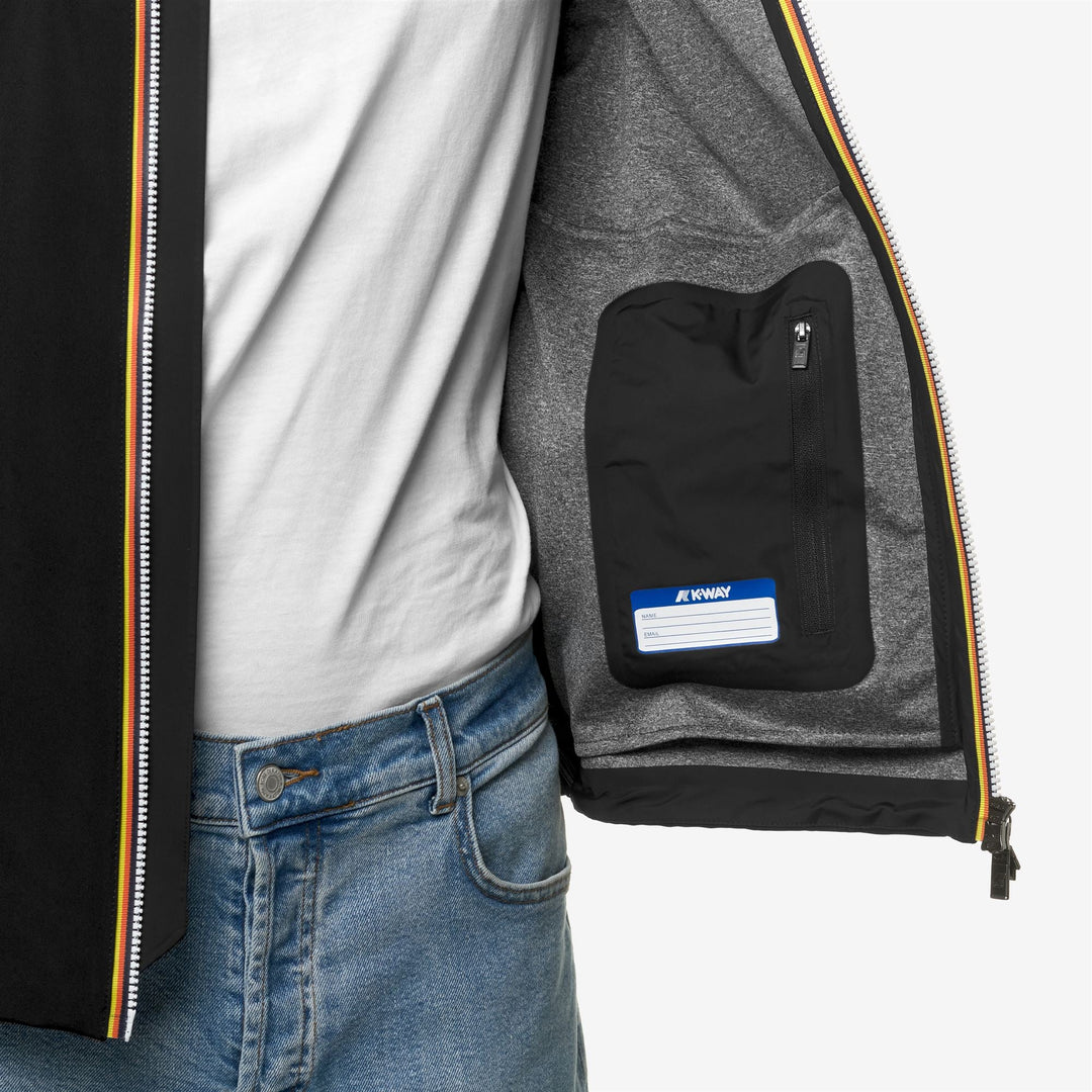 JACKO BONDED JERSEY - Jackets - Short - MAN - BLACK PURE