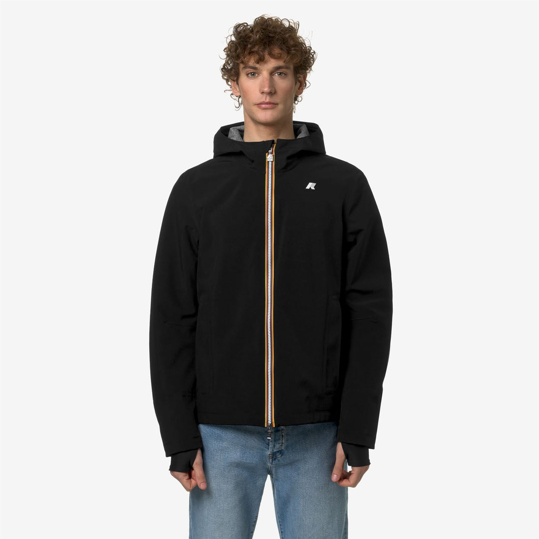 JACKO BONDED JERSEY - Jackets - Short - MAN - BLACK PURE