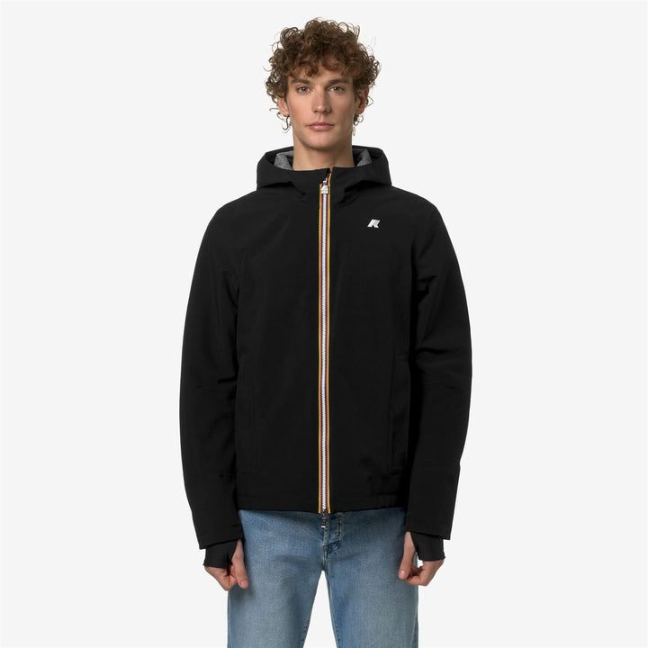 JACKO BONDED JERSEY - Jackets - Short - MAN - BLACK PURE