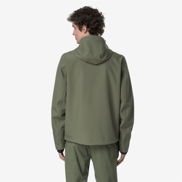 JACKO BONDED JERSEY - Jackets - Short - MAN - GREEN LICHEN