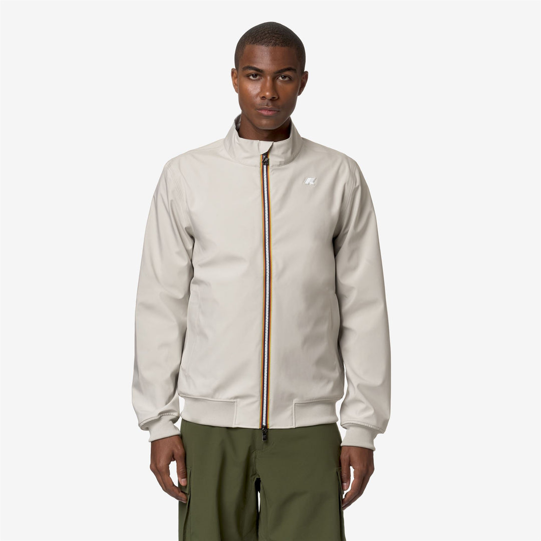 ARSENE BONDED JERSEY - Jackets - Short - MAN - BEIGE LT