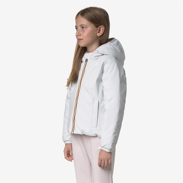 P. LILY ST THERMO REVERSIBLE - Jackets - Short - GIRL - White Gardenia-Rose Hushed