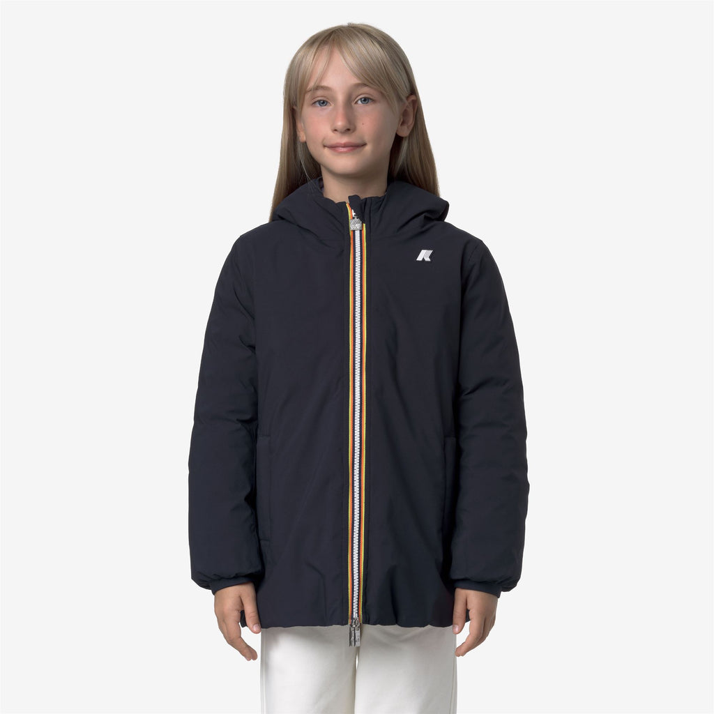 Jackets_GIRL_P. SOPHIE ST THERMO DOUBLE_Mid_Blue Depth - Violet Lavender - Commercial 3