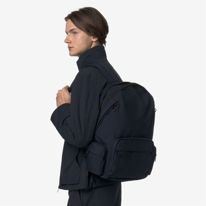 Bags_UNISEX_ANAIS_Backpack_Blue Depth - DressedBack
