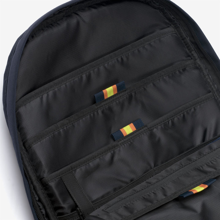 Bags_UNISEX_ANAIS_Backpack_Blue Depth - DressedSide